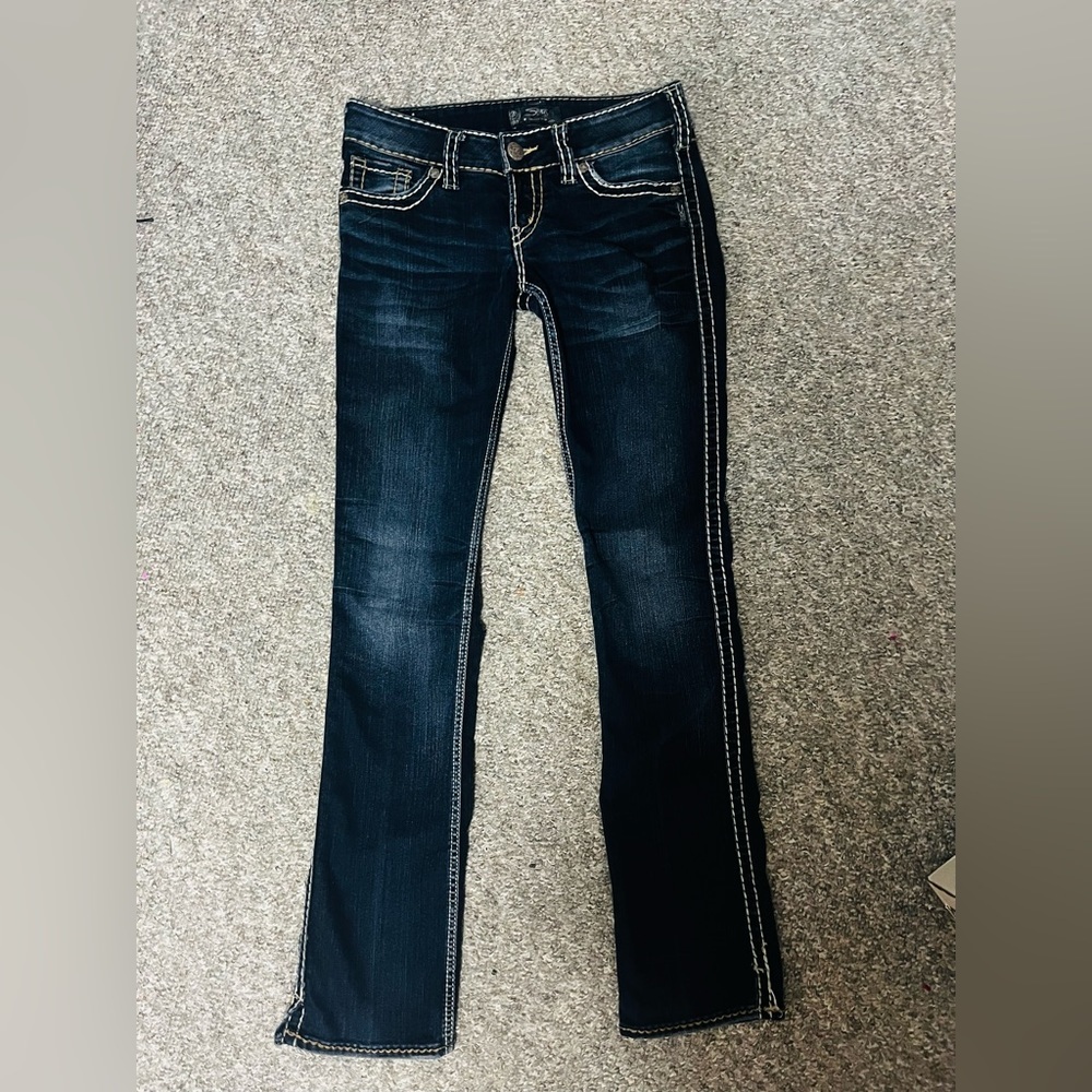 Excellent condition silver jeans size 28 x 34 Mackenzie style
